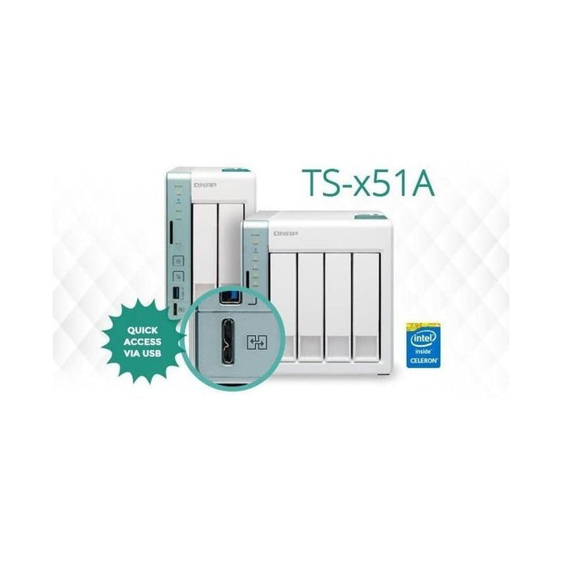 Nas De Doble Núcleo Con Puerto Quickaccess Con Usb Ts-451a