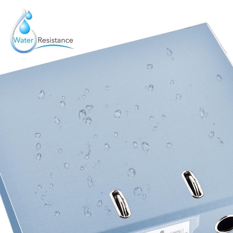 Carpeta De Carton Techmakro Forrada De PVC Azul