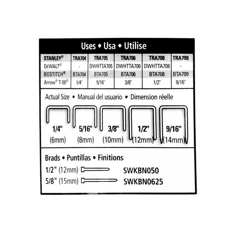 Clavador y Engrapadora Eléctrica Stanley Amarilla TRE550Z
