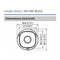 Cámara Dahua Cooper Bullet/93°/lente De 3.6mm/hac-b1a21-0360