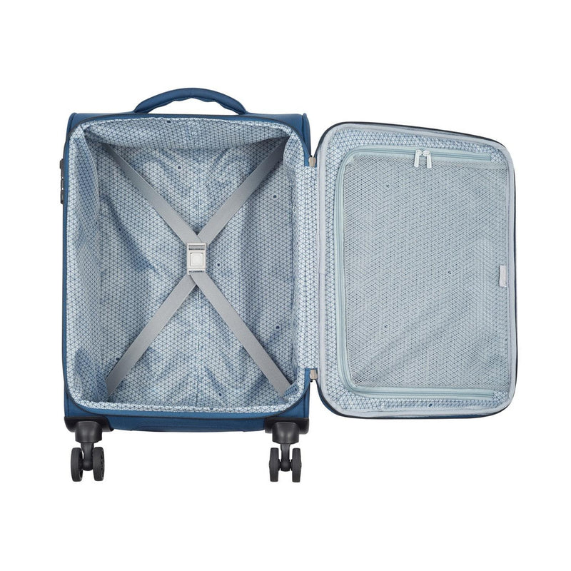 Delsey Maleta de Viaje Tela 55 cm Azul CARACAS Expandible