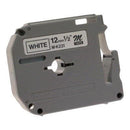 Cinta Brother M231 Negro sobre Blanco, 12mm x 8m