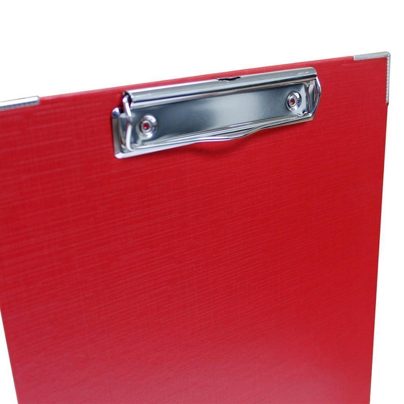 Tabla de respaldo con clip Teckmakro roja