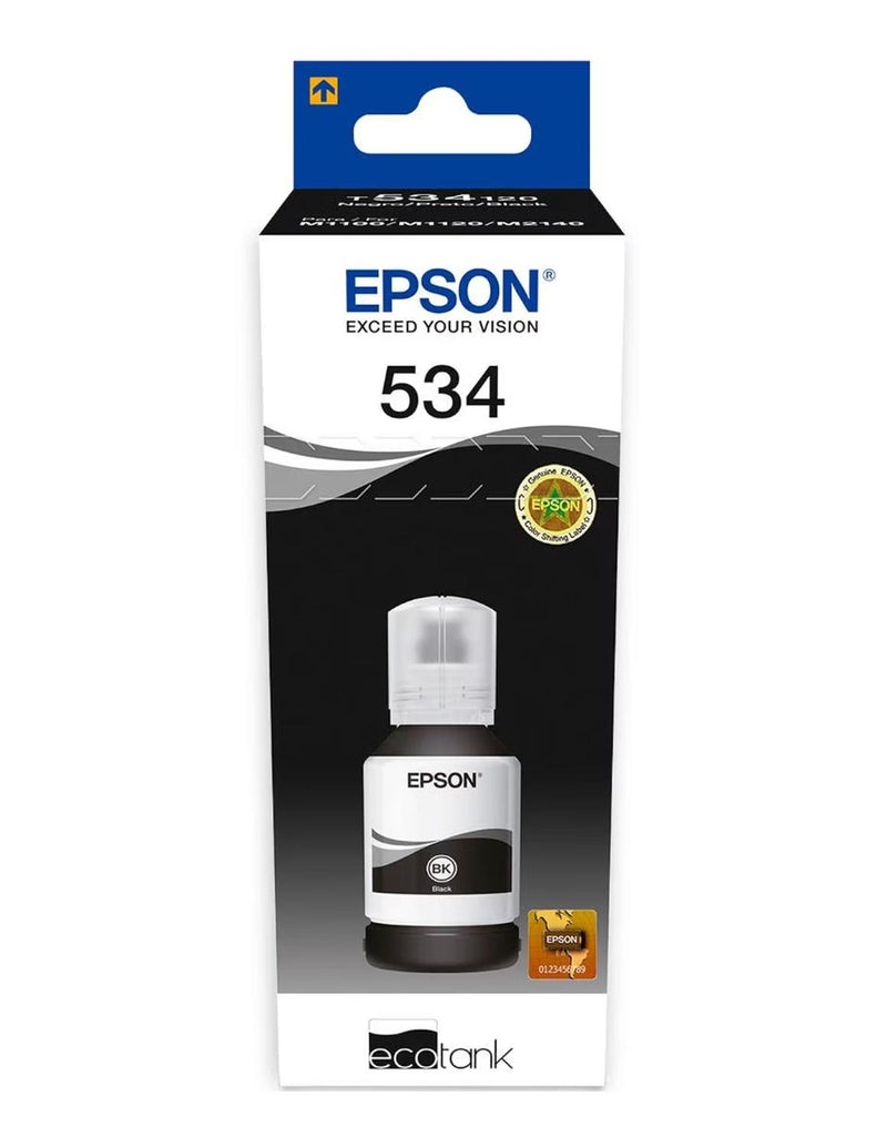 Tanque de Tinta Epson T534 Negro, 6.000 Páginas