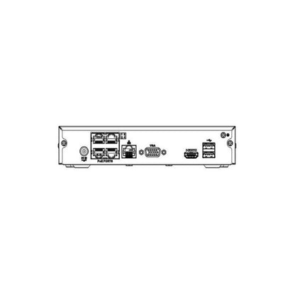 Dvr Dahua Ezip/4canales Ip/h265+/4puertos/6 Mp/nvr1b04hc4p