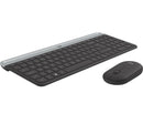 Kit de Teclado y Mouse Logitech MK470, RF Inalámbrico, USB, Negro/Grafito (Español)