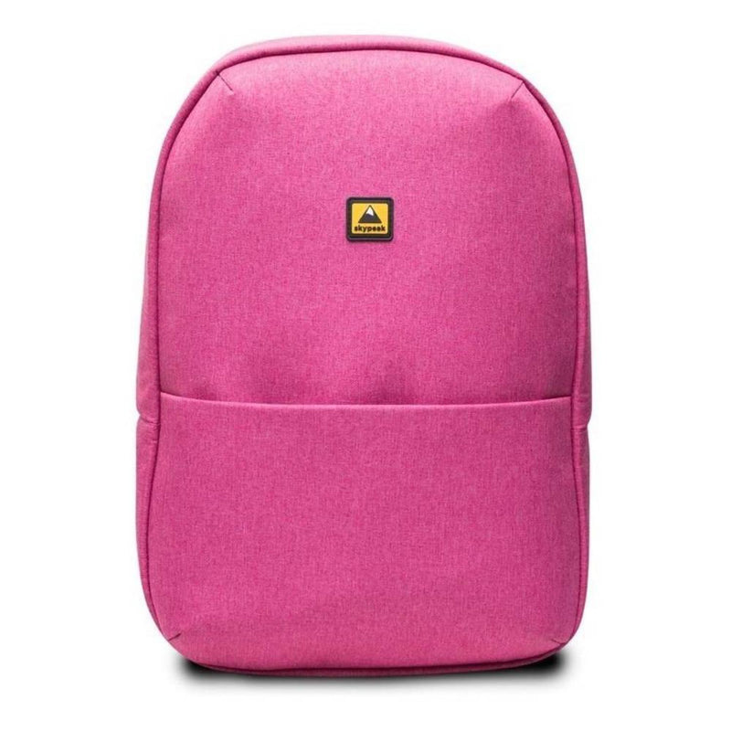 Mochila escolar CLAM para laptop 15 Pulgadas color rosa CLAM-115PK