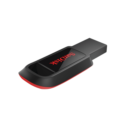 Memoria USB SanDisk Cruzer Spark, 16GB, USB 2.0, Negro/Rojo