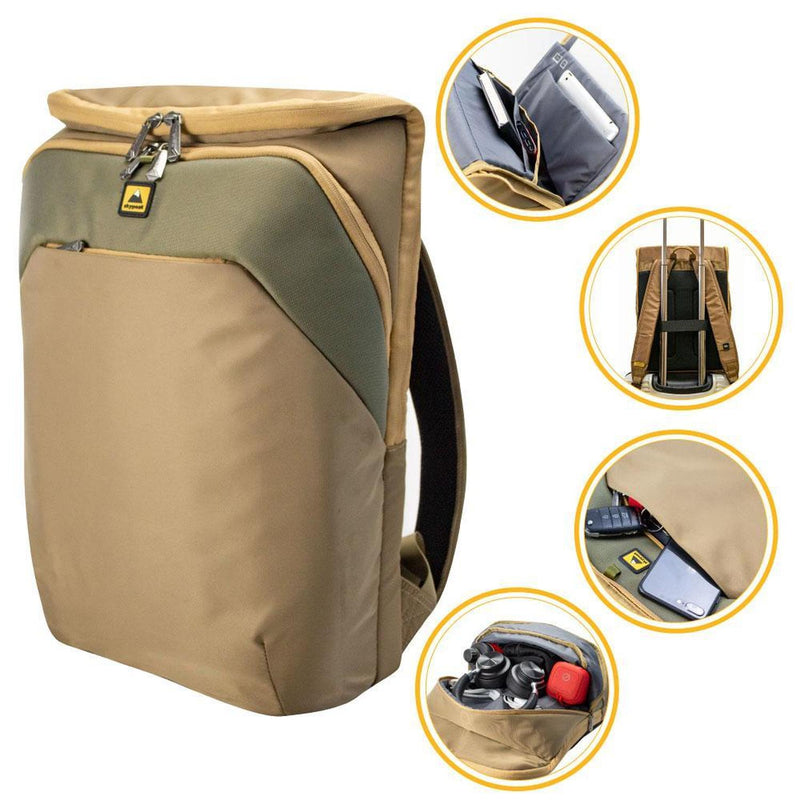 Mochila backpack Skypeak para ordenadores de 15,6" hasta 17” tamaño Grande YORI-117BR.