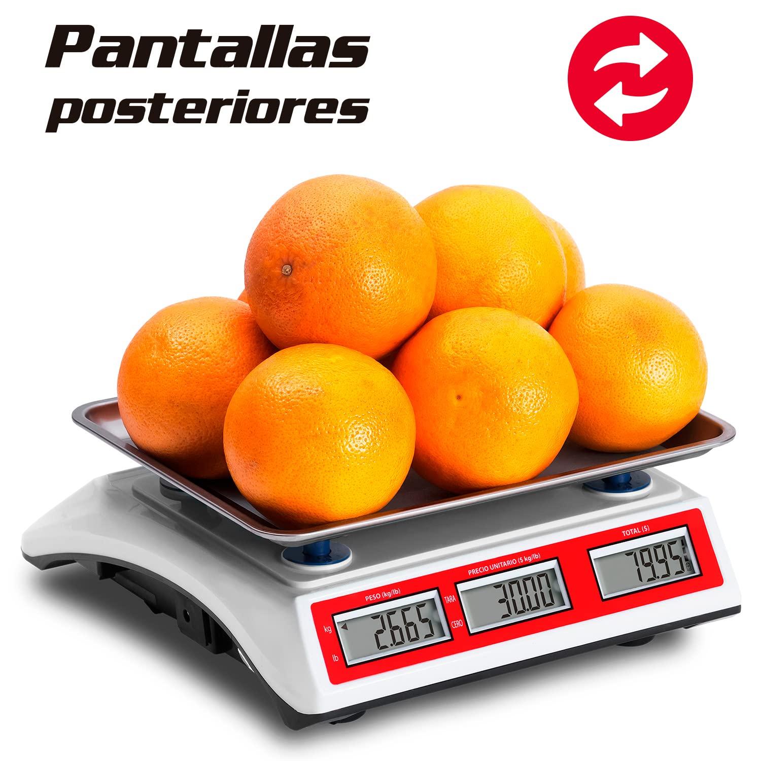 Báscula Para Mostrador Electrónica Multifunción 30kg Vinson