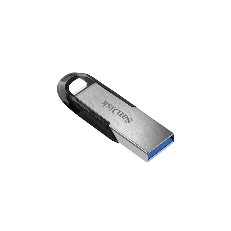 Memoria USB SanDisk Ultra Flair, 32GB, USB 3.0, Negro/Plata