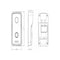 Dvp Dahua Frente De Calle/ Wifi/102°/5 Monitores/vto2111dwp