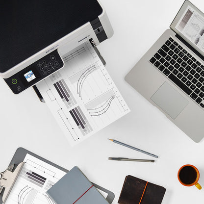 Impresora multifunción Epson EcoTank M2120 con wifi blanca