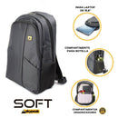 Mochila backpack Skypeak de 15,6" tamaño Grande SOFTB-115BK