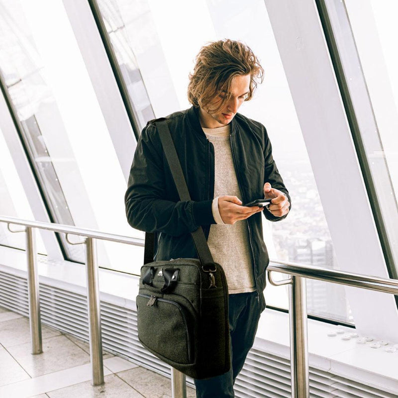 Maletín Skypeak para hombre o mujer para laptop u ordenador de 15,6” hasta 17” de uso diario y de of