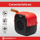 Kit 2 Bocinas Swissmobility Bluetooth Mini, Audio En Estereo