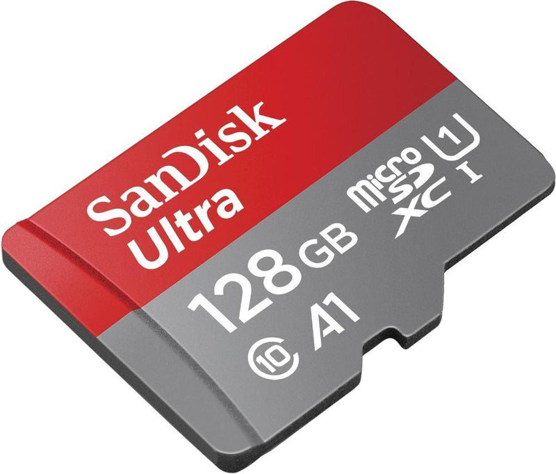 Memoria Flash SanDisk Ultra A1, 128GB MicroSDXC Clase 10, con Adaptador
