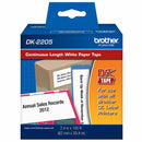 Cinta Brother DK2205 Negro sobre Blanco, 62mm x 30.4m