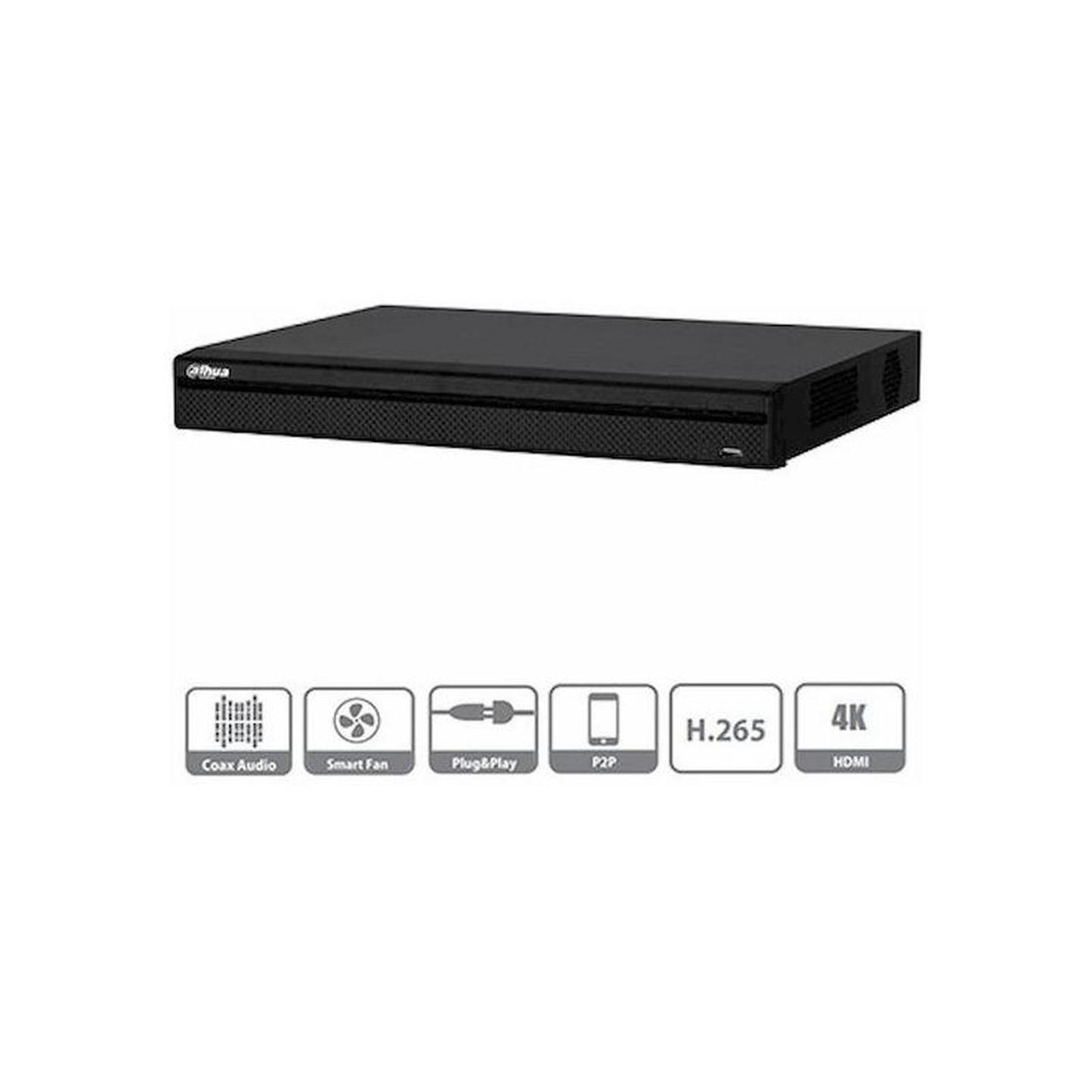 Dvr Dahua 16 Canales Pentahibrido 4mp/1080p/dh-xvr5216a-x