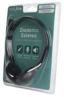 Easy Line Monoaural EL-995203, Alámbrico, 1.8 Metros, 3.5mm, Negro