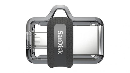 Memoria USB SanDisk Ultra Dual Drive M3.0, 32GB, USB 3.0, Gris