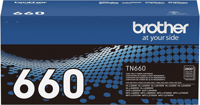 Tóner Brother TN-660 Negro, 2600 Páginas