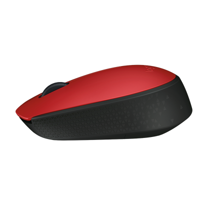 Mouse Logitech Rojo Inalámbrico M170