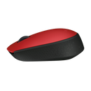 Mouse Logitech Rojo Inalámbrico M170