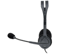Logitech Audífonos con Micrófono H111, Alámbrico, 1.8 Metros, 3.5mm, Gris