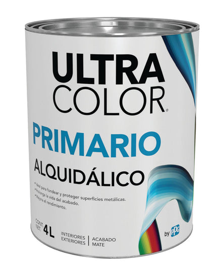 Ultracolor Sellador Vinilíco Primer Blanco De 4 Litros