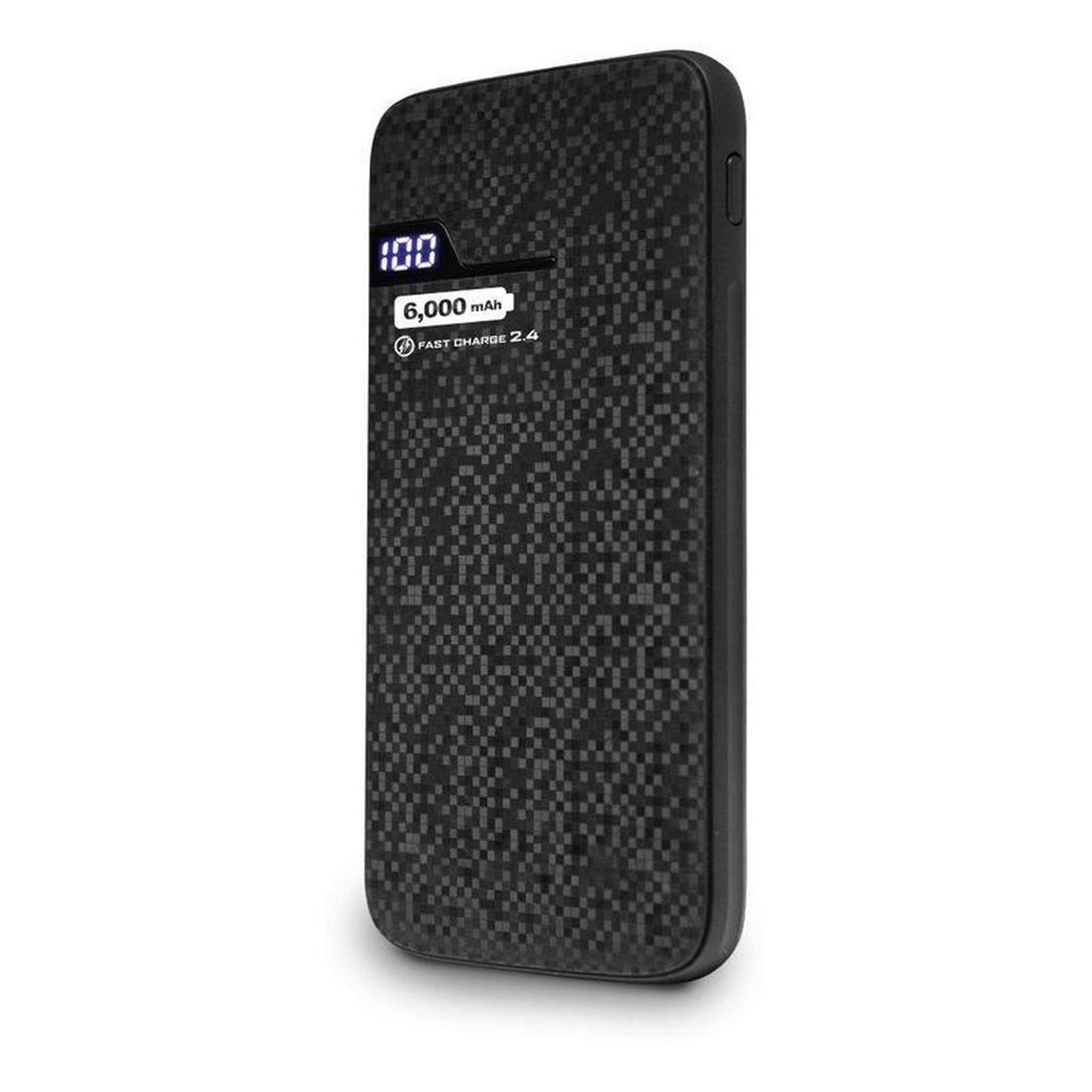 Power Bank Swissmobility 6000mah con entrada type-C de carga rápida PB-8606BK