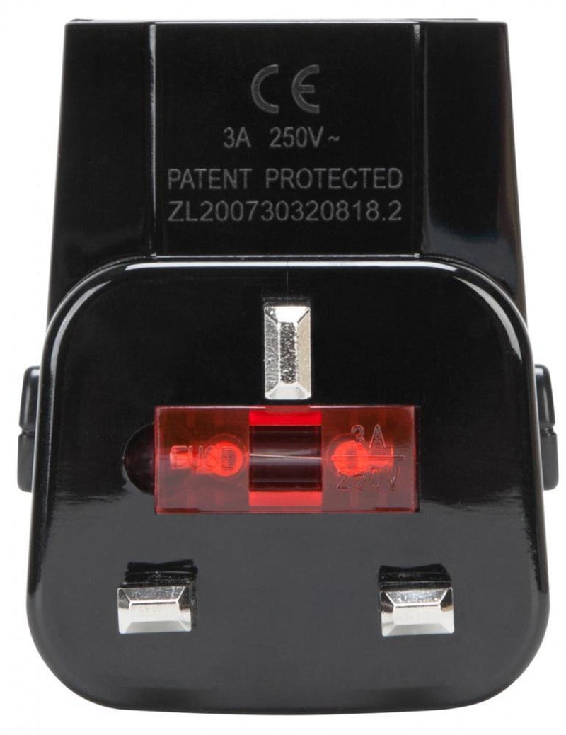 CyberPower Adaptador de Energía World Travel, Entrada 100 - 250V, 2x USB, Negro