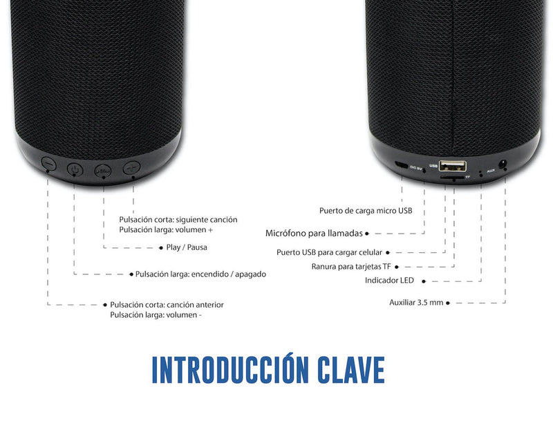 Kit de 2 Bocinas Swissmobility, Bluetooth Negro SW-34BK