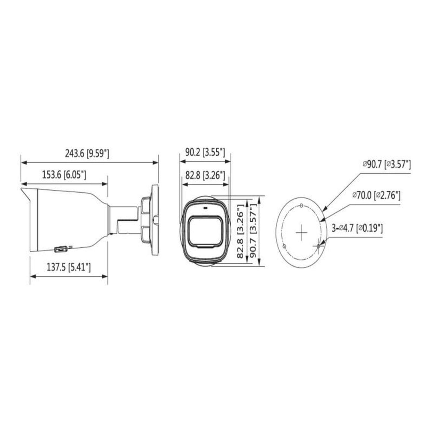Camara Dahua Ezip Bullet 2mp/lente Mtz 2.8-12mm/ipc-b2b20-zs