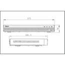 Nvr Dahua/16 Canales Ip/4k/h265 /h264/8mp/dhi-nvr4216-4ks2