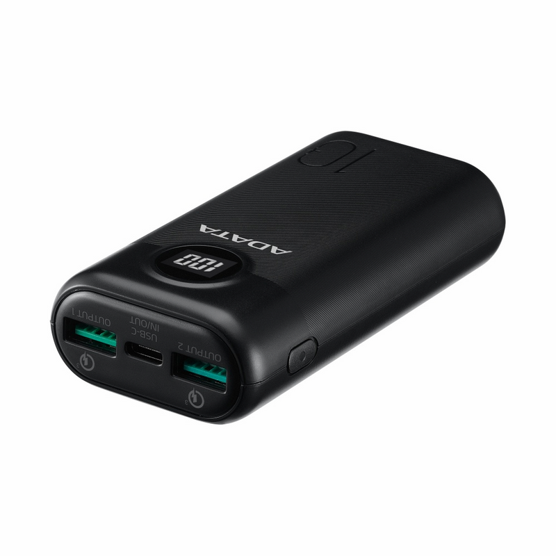 Power Bank Adata 10,000 Mah Usb Tipo C Negro
