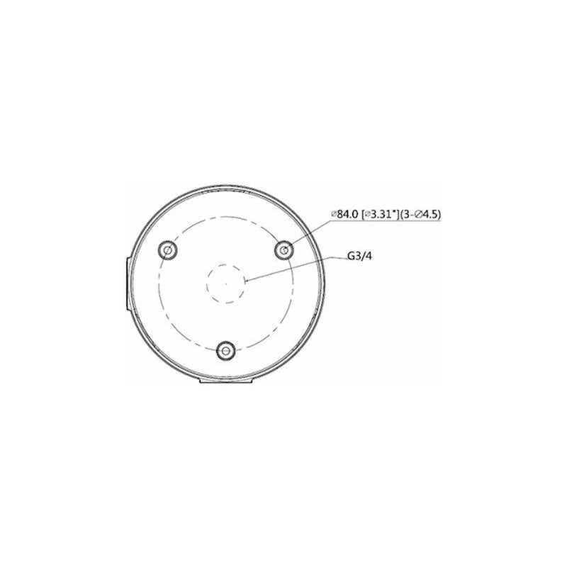 Caja De Conexiones Para Cámaras Dahua/hfw10/ Dh-pfa130-e