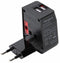 CyberPower Adaptador de Energía World Travel, Entrada 100 - 250V, 2x USB, Negro