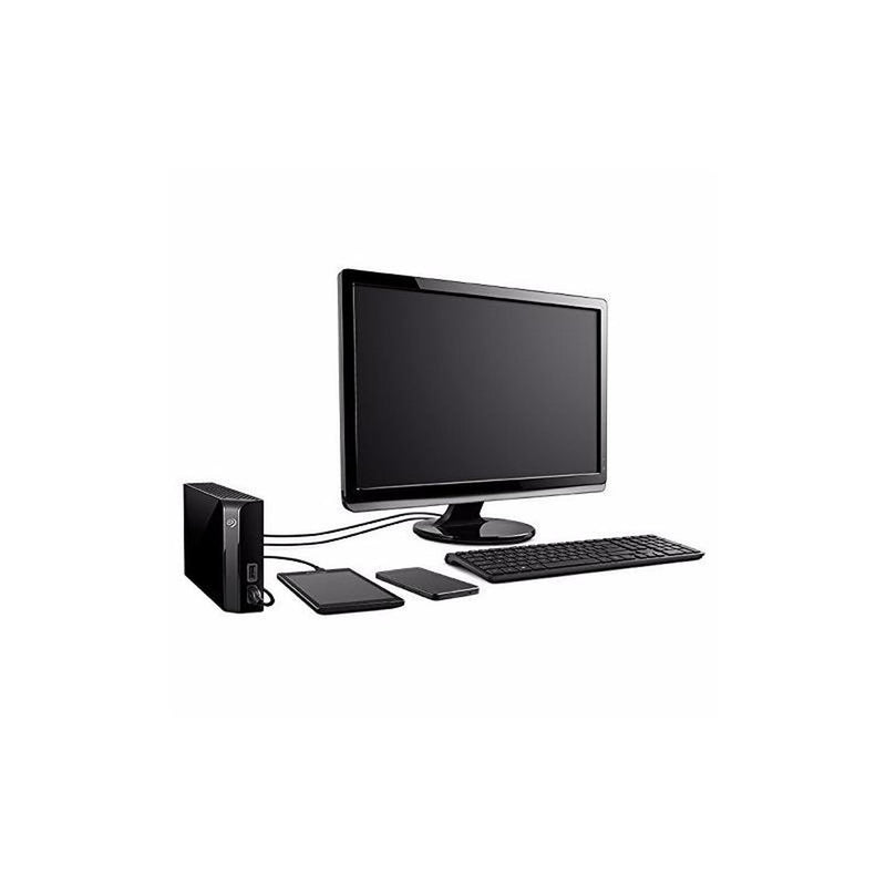 Seagate Disco Duro Hub Escritorio 4tb 3.0 Negro Stel4000100