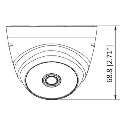 Cámara Dahua Domo/4mp/lente 3.6 Mm/dh-hac-t1a41n-0360b