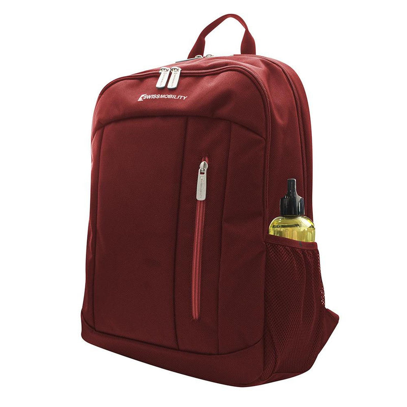 Mochila Backpack Swissmobility para laptop 15.6 pulgadas BRO-115 Roja