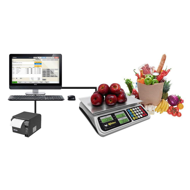 Báscula Electrónica Multifunciones 40 kg Puerto USB BAR-8RS