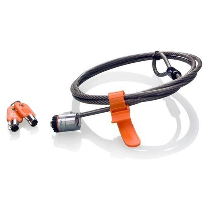 Candado de Llave para Laptop Microsaver,1.8 Metros,Plata