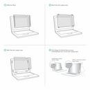Pantalla de privacidad 4Vu para Laptop 14" plegable Targus