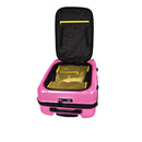 Maleta Skypeak de Viaje Rígida 20'', Color Rosa ABS C/TSA