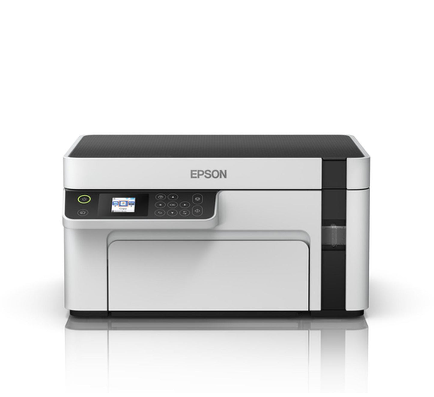 Impresora multifunción Epson EcoTank M2120 con wifi blanca