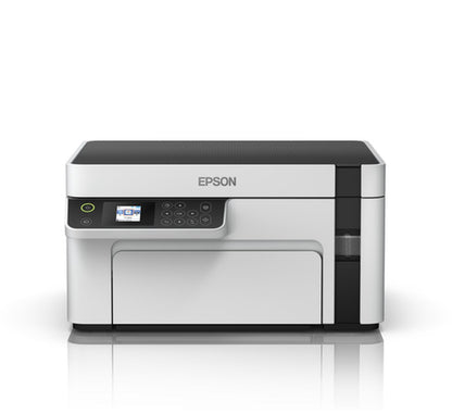 Impresora multifunción Epson EcoTank M2120 con wifi blanca