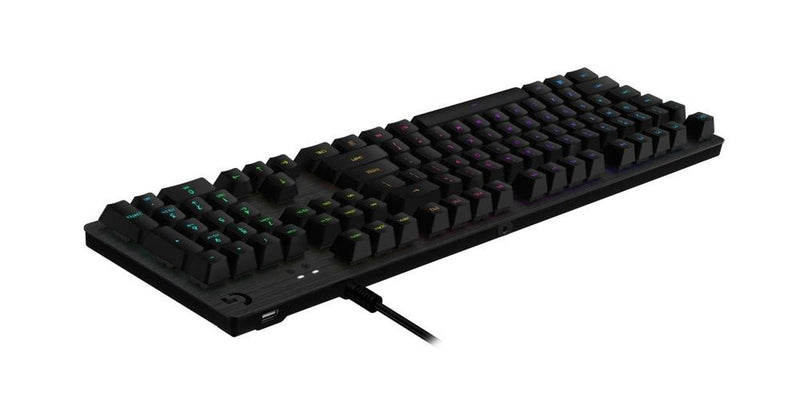 Teclado Gamer Logitech G512, Mecánico, Alámbrico, Negro, Inglés