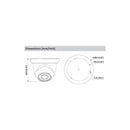 Cámara Dahua Ip Domo 2 Mp/ Lente2.8mm/104°/ipc Hdw1230s-s4
