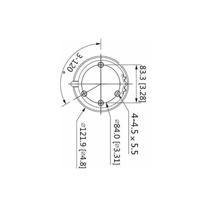 Cámara Dahua Ia/ Ip Domo/4mp/lente2.8mm/ipc-hdw3441tmn-as